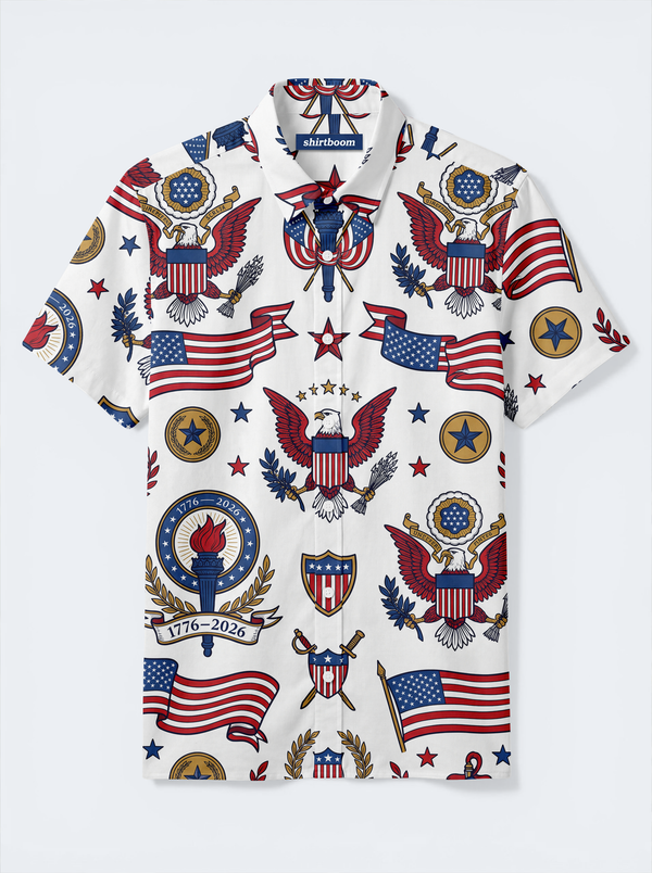 Capitol Torch Rally Classic America 250 Hawaiian Shirt for Men