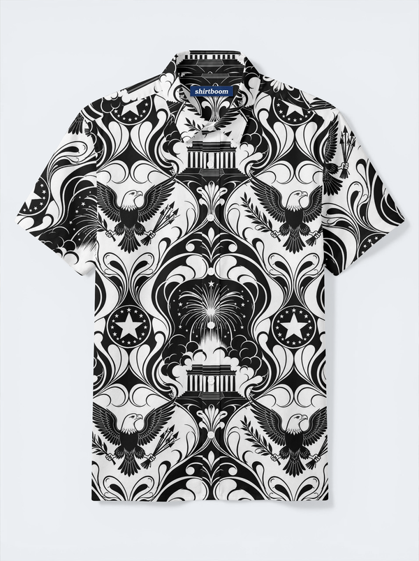 Monument Eagle Burst Classic America 250 Hawaiian Shirt for Men
