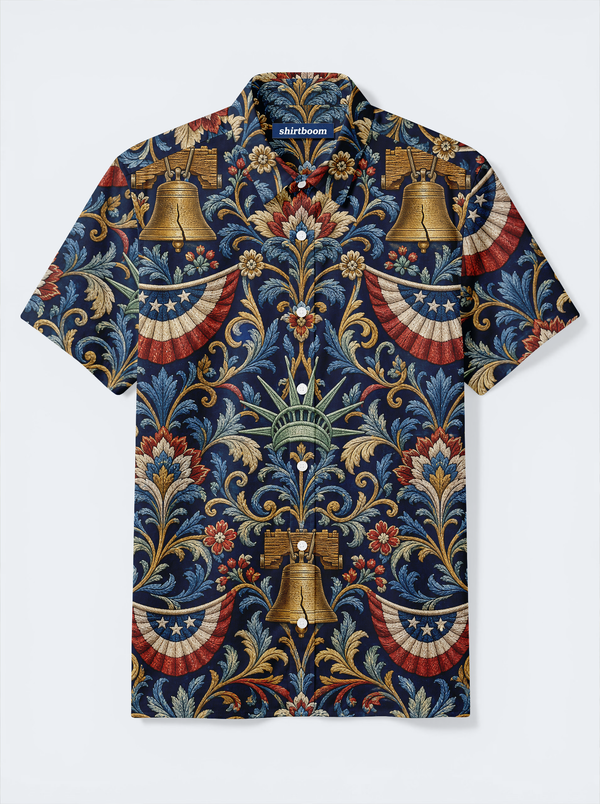 Harbor Bell Bunting Classic America 250 Hawaiian Shirt for Men