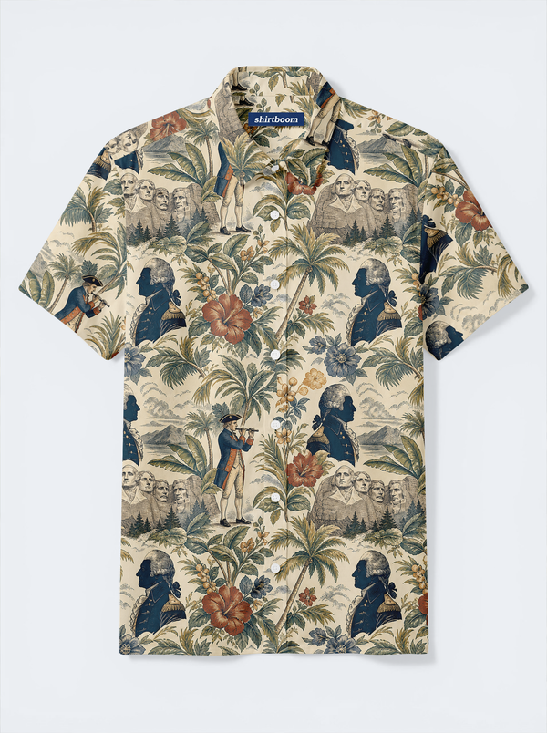 Rushmore Fife Grove Classic America 250 Hawaiian Shirt for Men