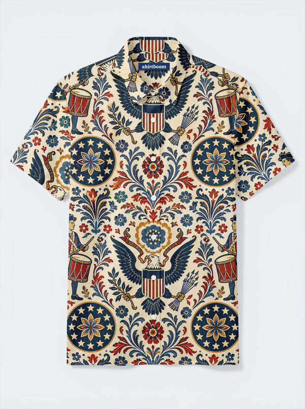 Seal Star March Classic America 250 Hawaiian Shirt for Men