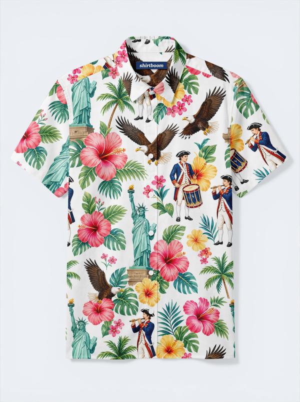 Drummer Torch Eagle Classic America 250 Hawaiian Shirt for Men